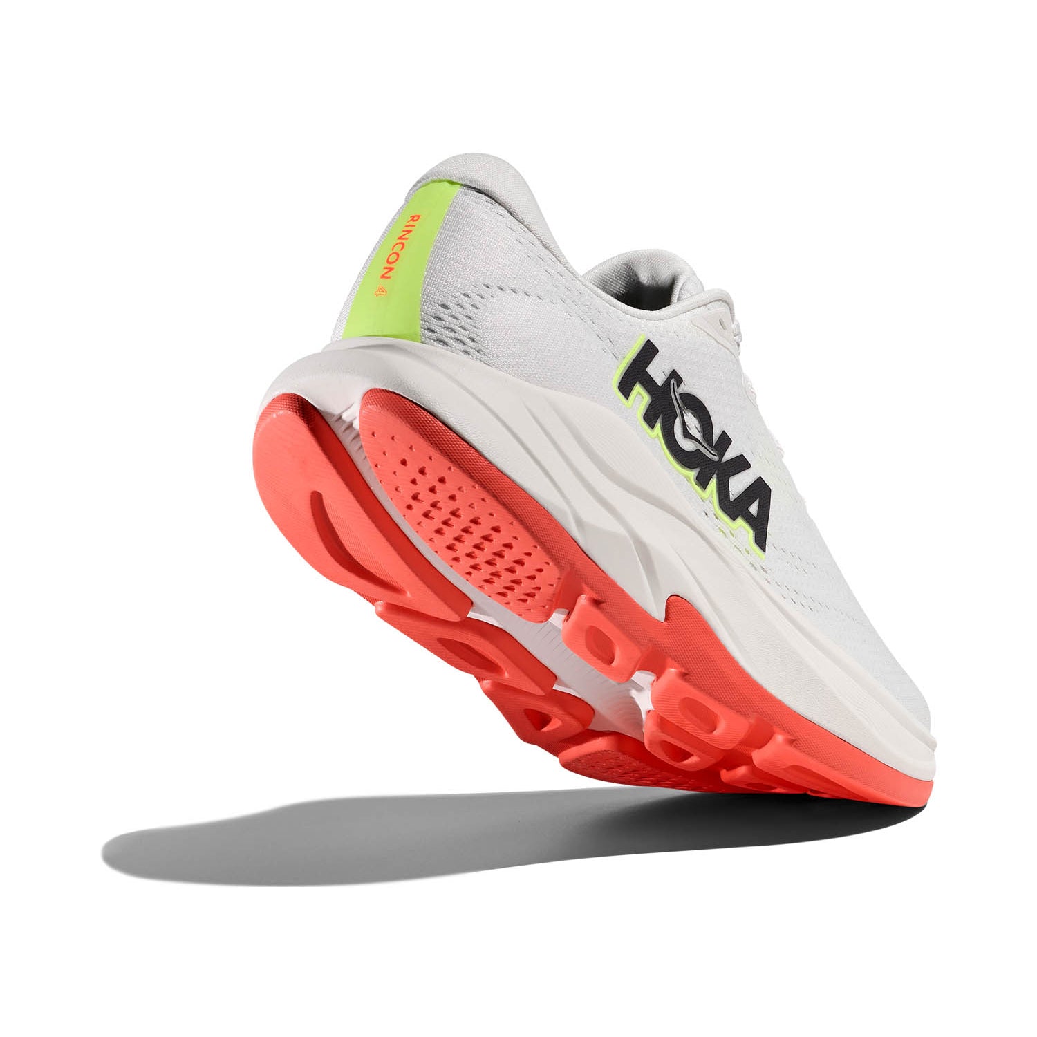 HOKA RINCON 4 (WOMENS) FROST / NEON YUZU