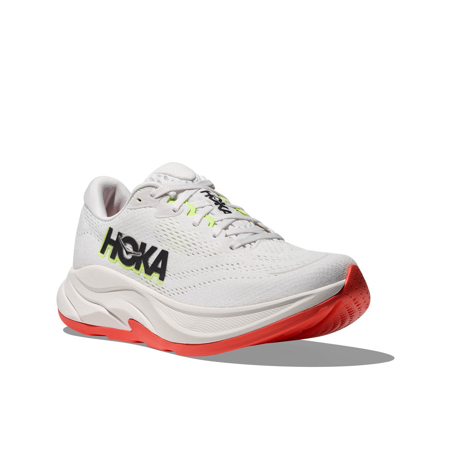 HOKA RINCON 4 (WOMENS) FROST / NEON YUZU