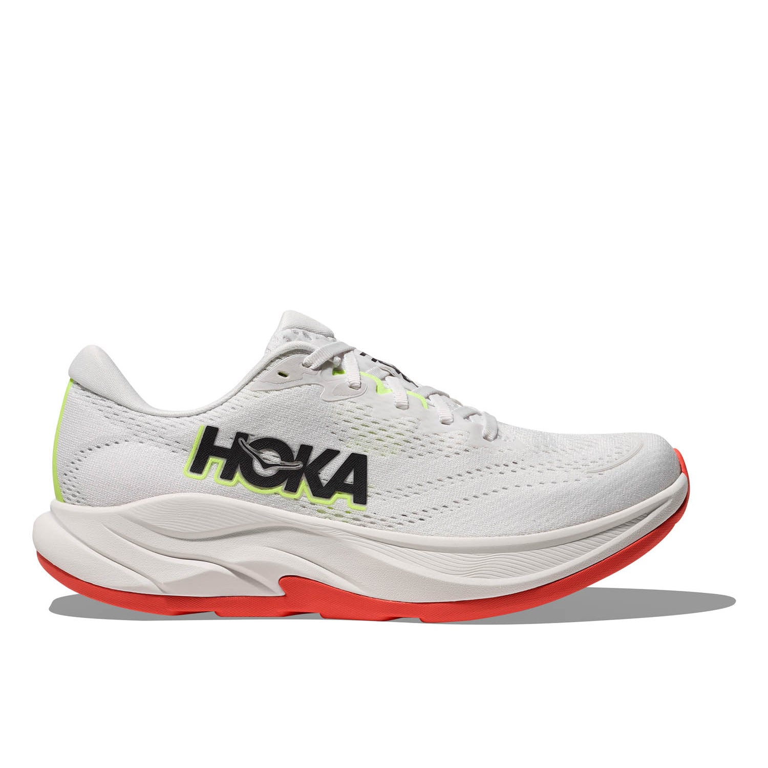 HOKA RINCON 4 (WOMENS) FROST / NEON YUZU
