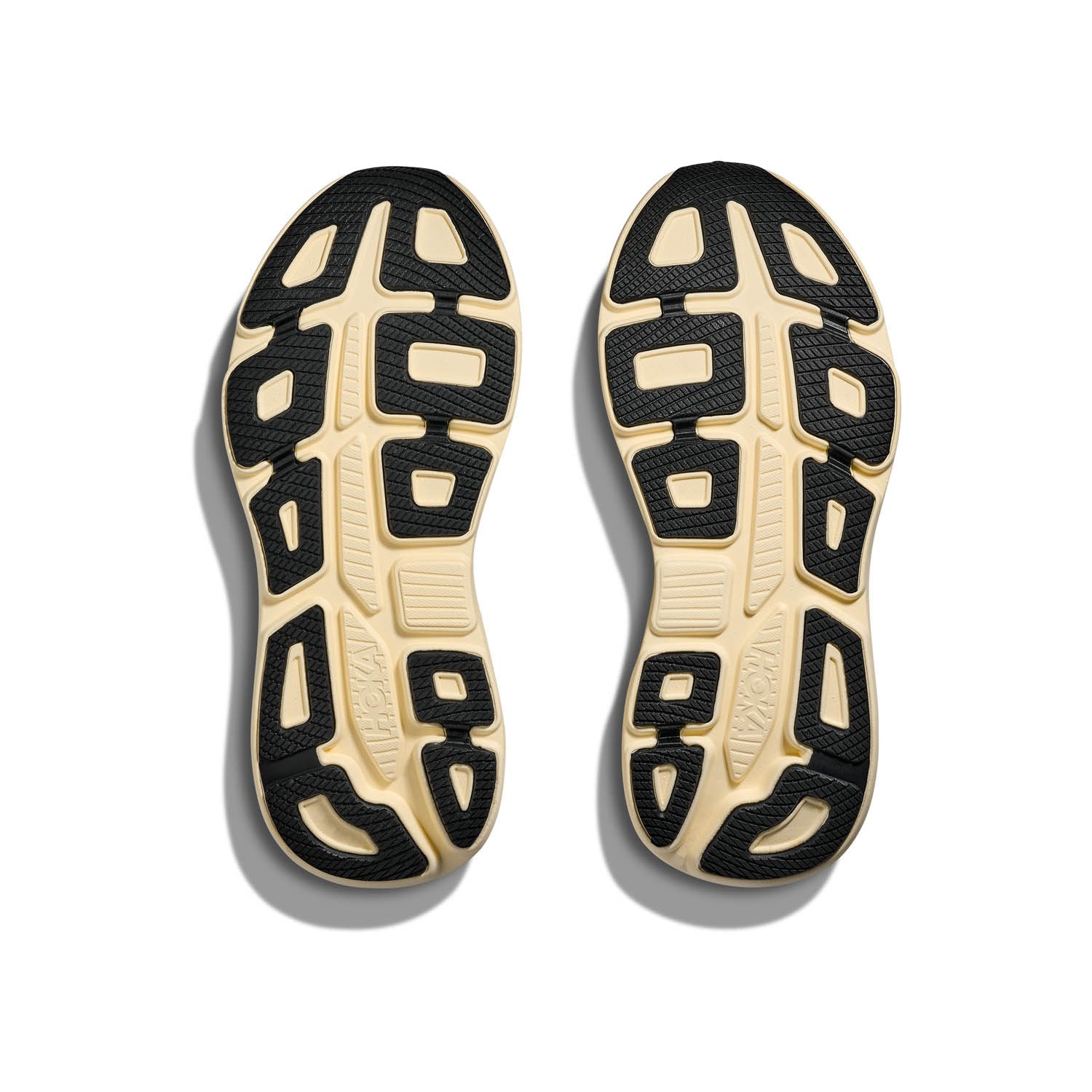 HOKA BONDI 9 (MENS) CARBON BLACK / YELLOW GOLD