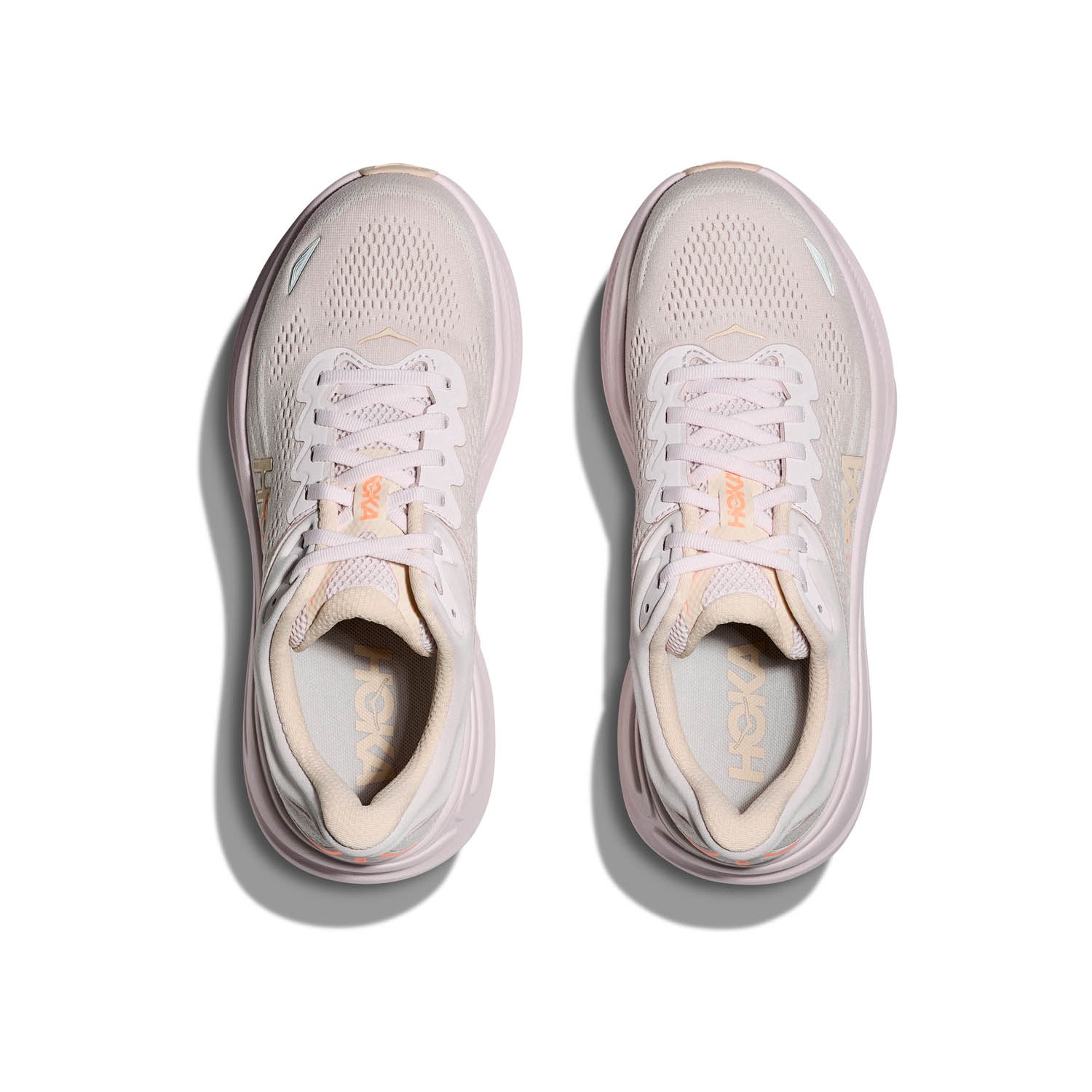 HOKA BONDI 9 (WOMENS) LILAC CREAM / TANGERINE GLOW