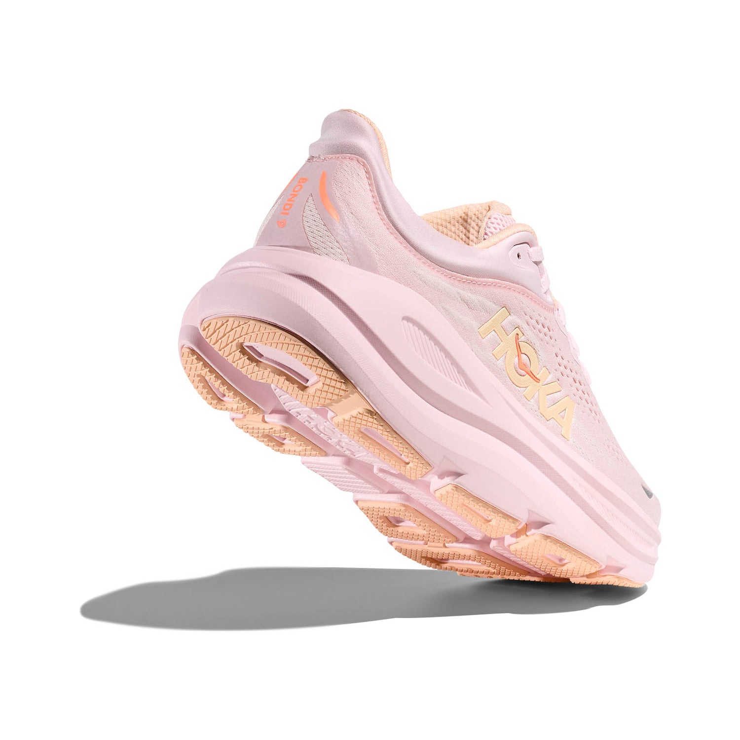 HOKA BONDI 9 (WOMENS) LILAC CREAM / TANGERINE GLOW