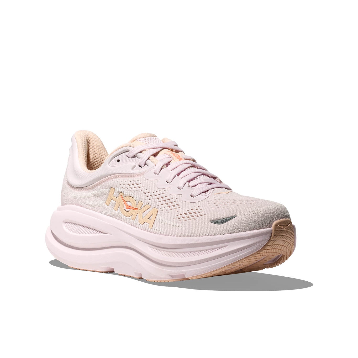 HOKA BONDI 9 (WOMENS) LILAC CREAM / TANGERINE GLOW