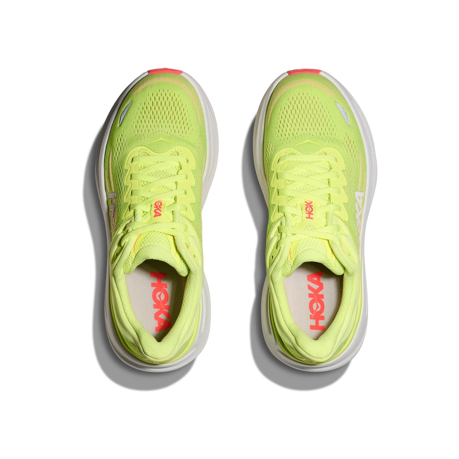 HOKA BONDI 9 (WOMENS) NEON YUZU / SUNLIGHT