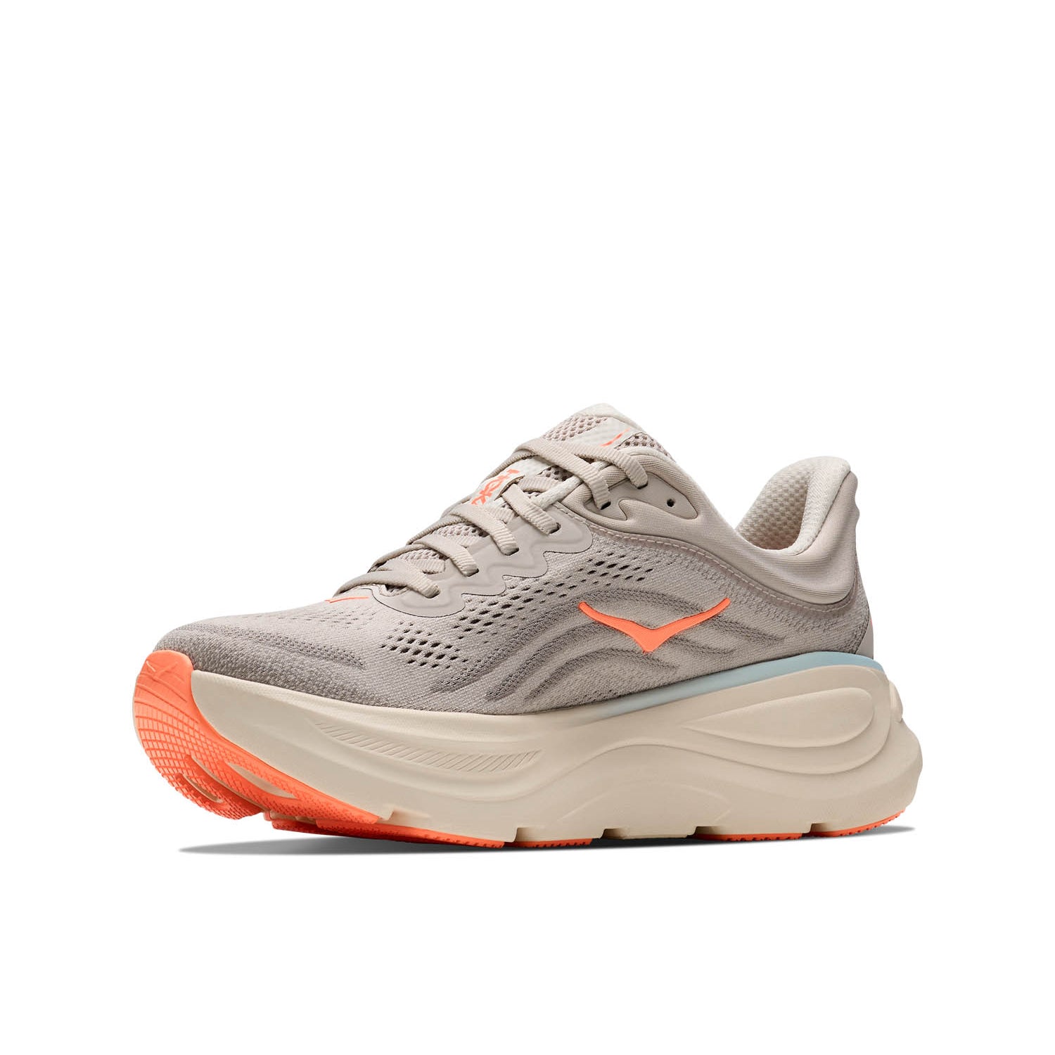 HOKA BONDI 9 (WOMENS) RIVER ROCK GREY / MINERAL ORE