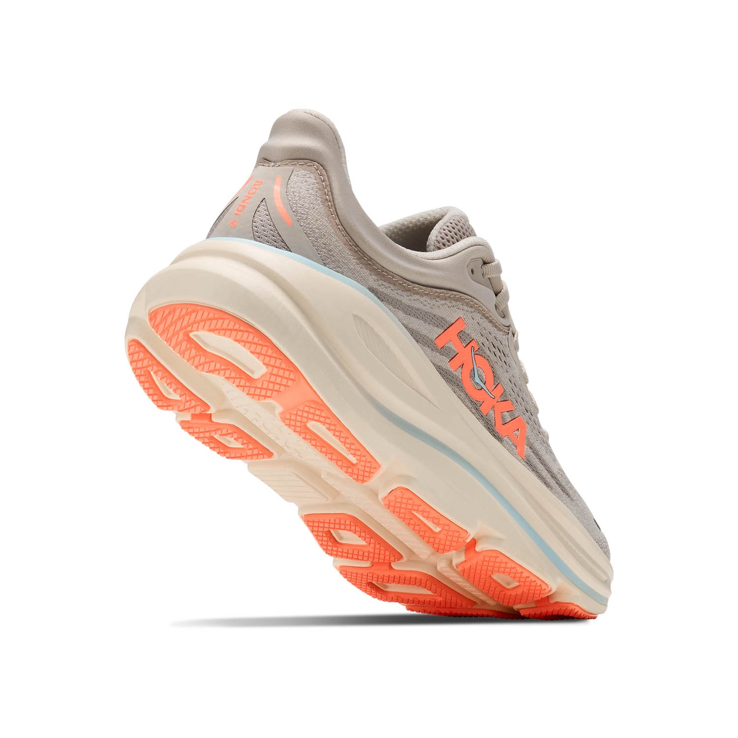 HOKA BONDI 9 (WOMENS) RIVER ROCK GREY / MINERAL ORE