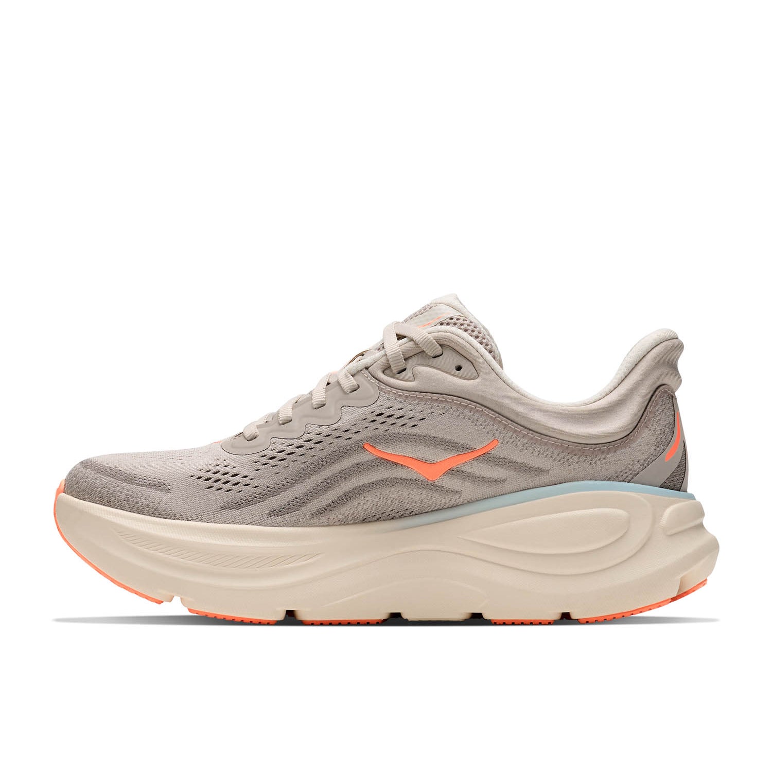 HOKA BONDI 9 (WOMENS) RIVER ROCK GREY / MINERAL ORE