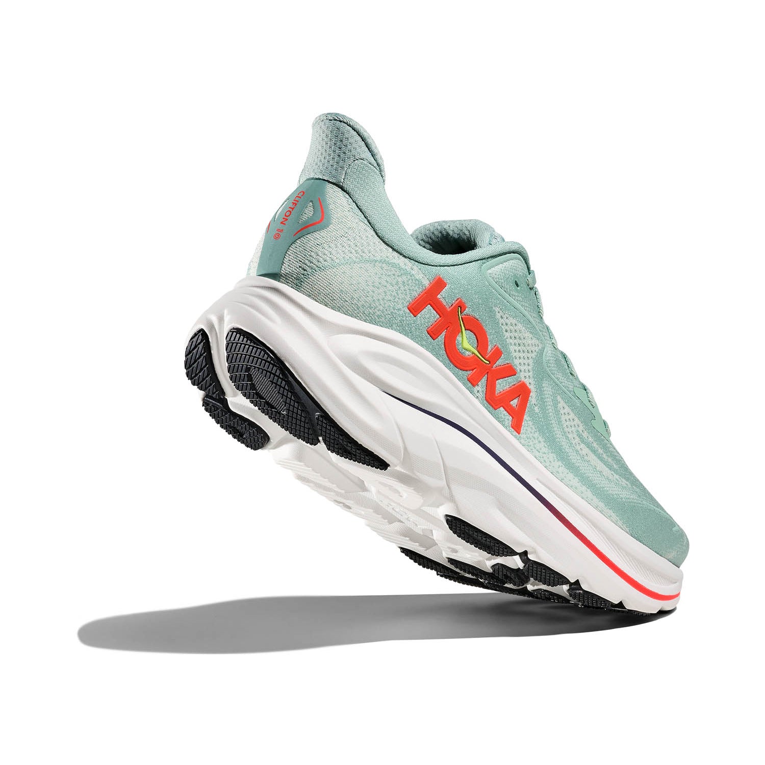 HOKA CLIFTON 10 (MENS) SAGE / NEON FLAME – Runtrip Store