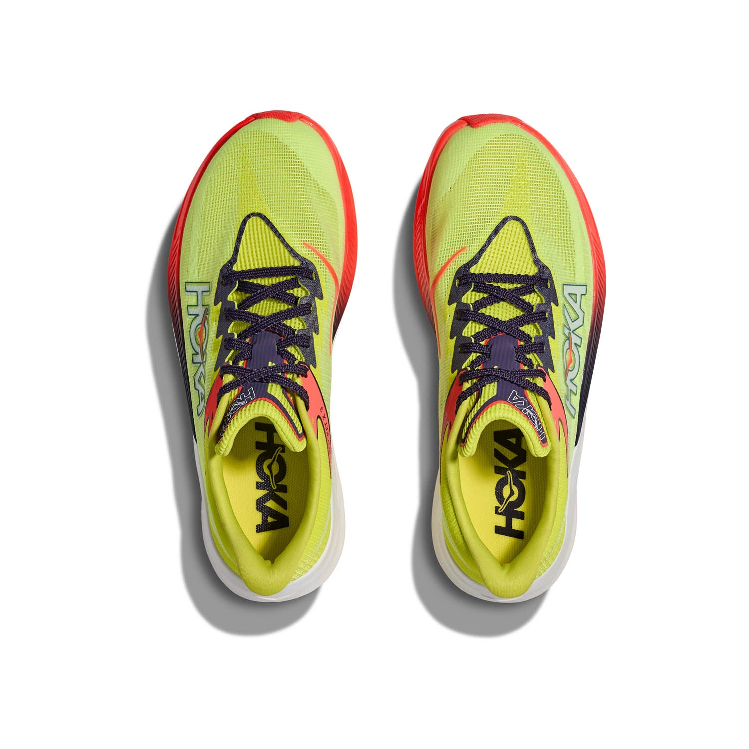 HOKA ROCKET X 3 (UNISEX) NEON YUZU / SQUID INK