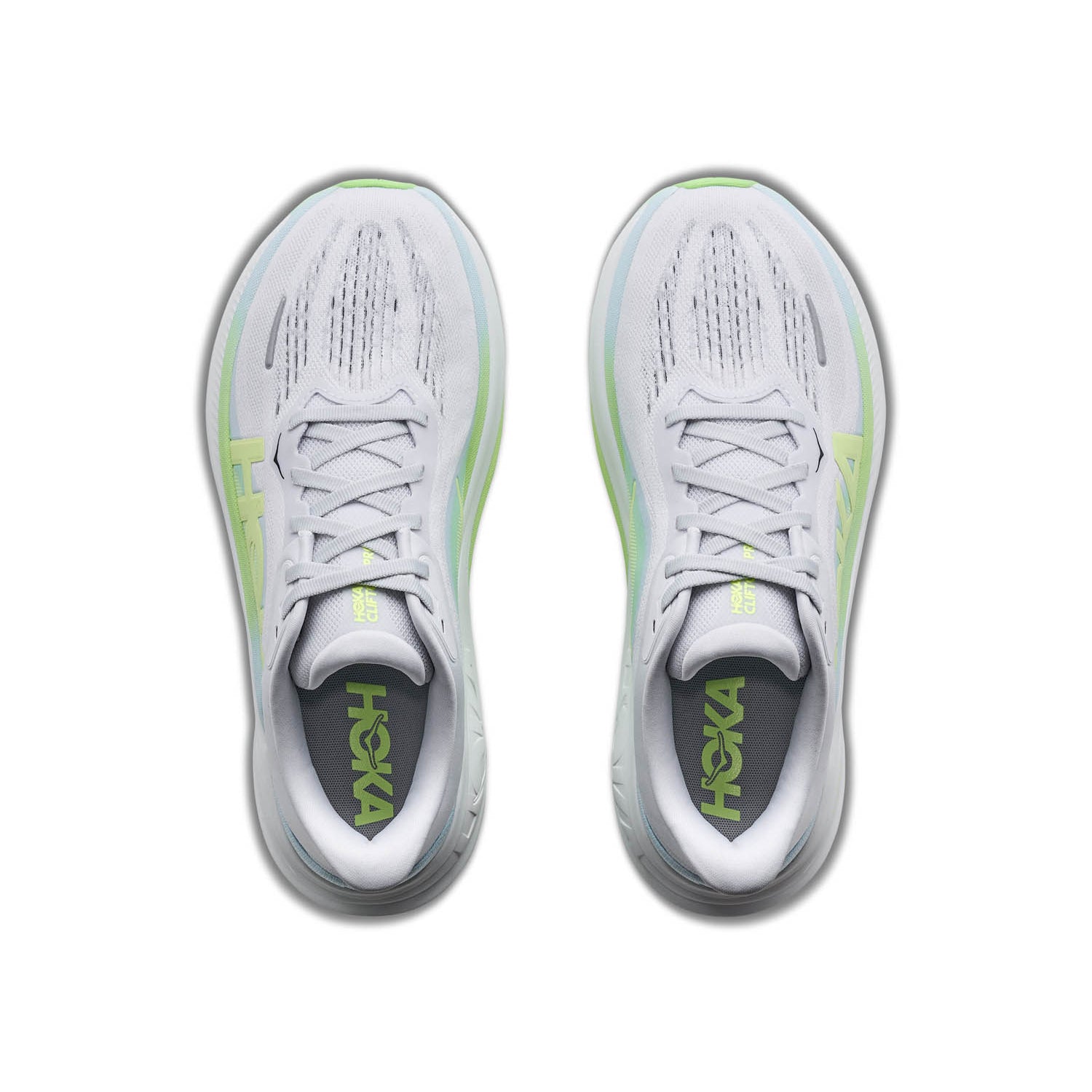 HOKA Clifton PRO (WOMENS) COSMIC GREY / NEON YUZU