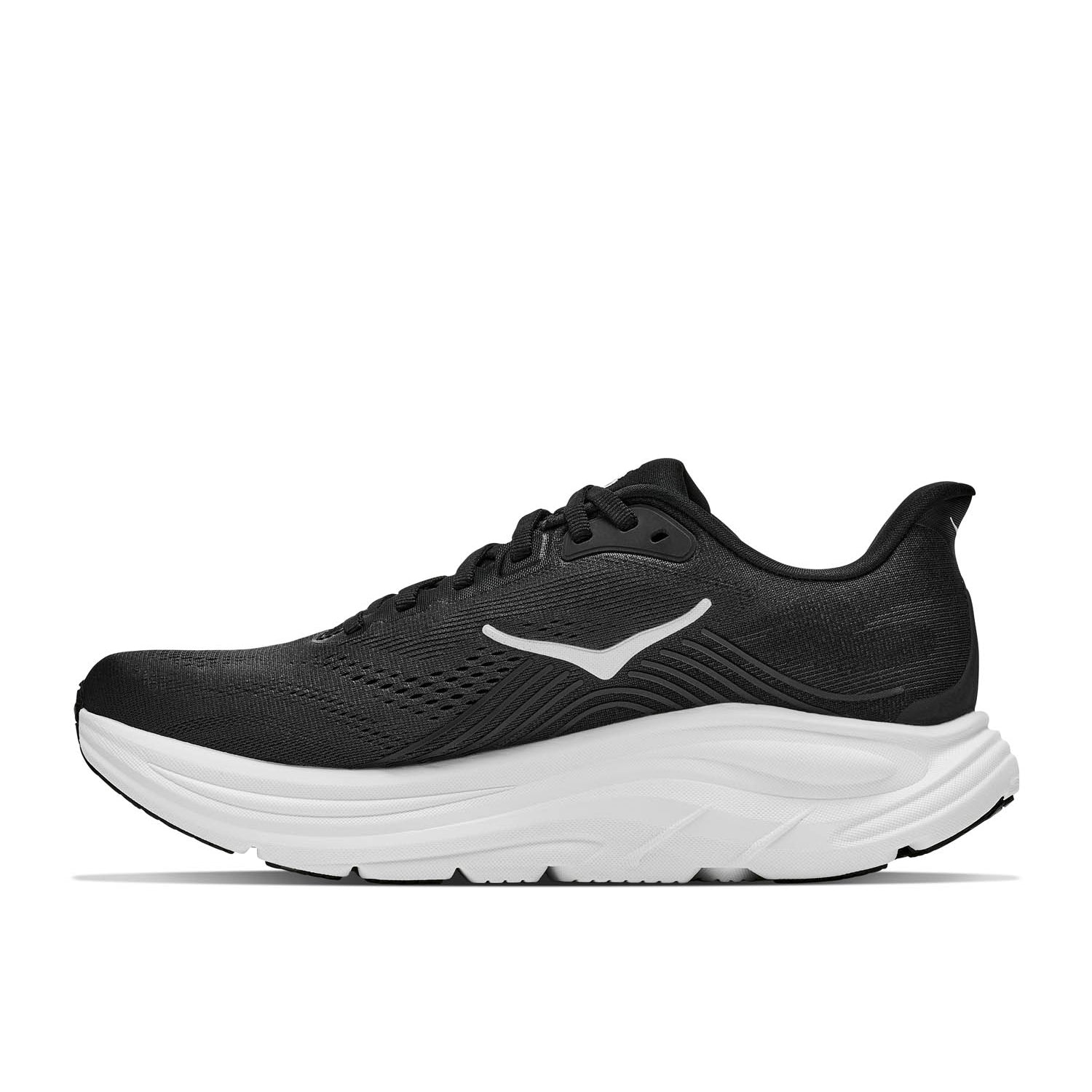 HOKA Clifton 11 (MENS) BLACK / WHITE