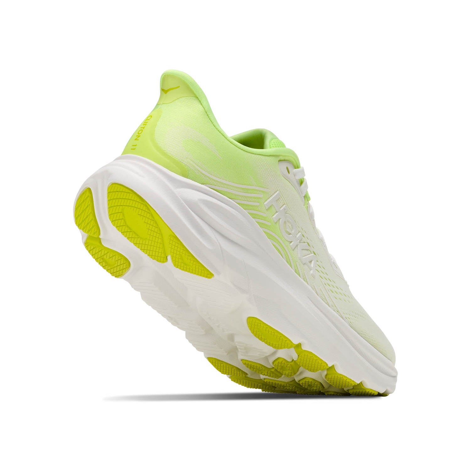 HOKA Clifton 11 (WOMENS) NEON YUZU / FROST