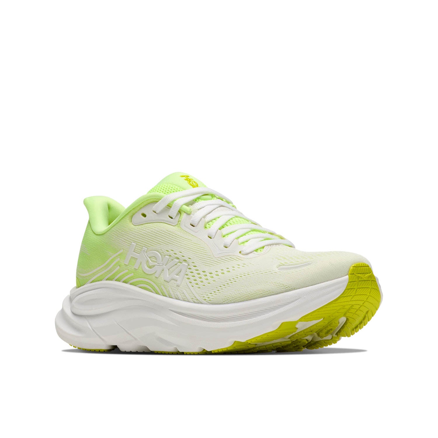 HOKA Clifton 11 (WOMENS) NEON YUZU / FROST