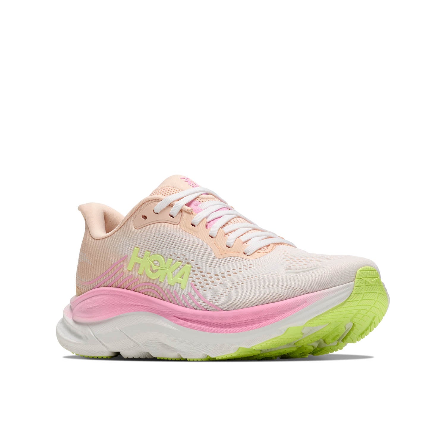 HOKA Clifton 11 (WOMENS) TANGERINE GLOW / WHITE