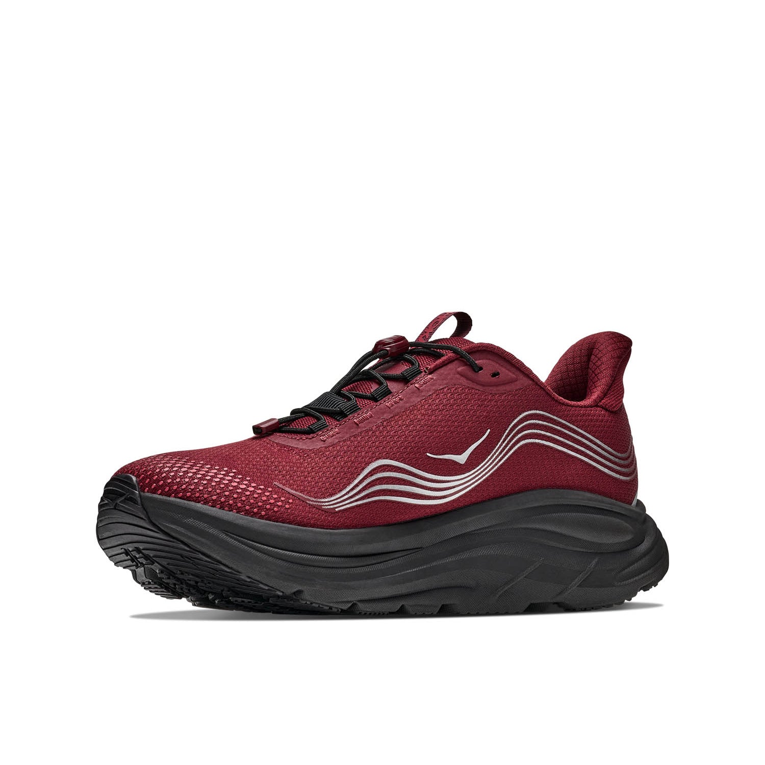 HOKA Clifton 11 GTX (MENS) VARSITY BURGUNDY / CARBON BLACK