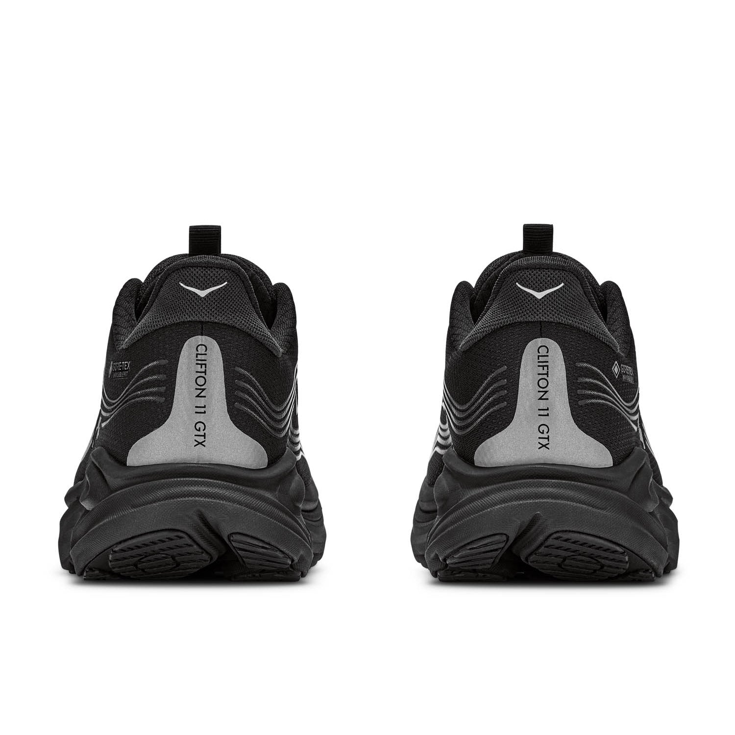 HOKA Clifton 11 GTX (WOMENS) BLACK / BLACK
