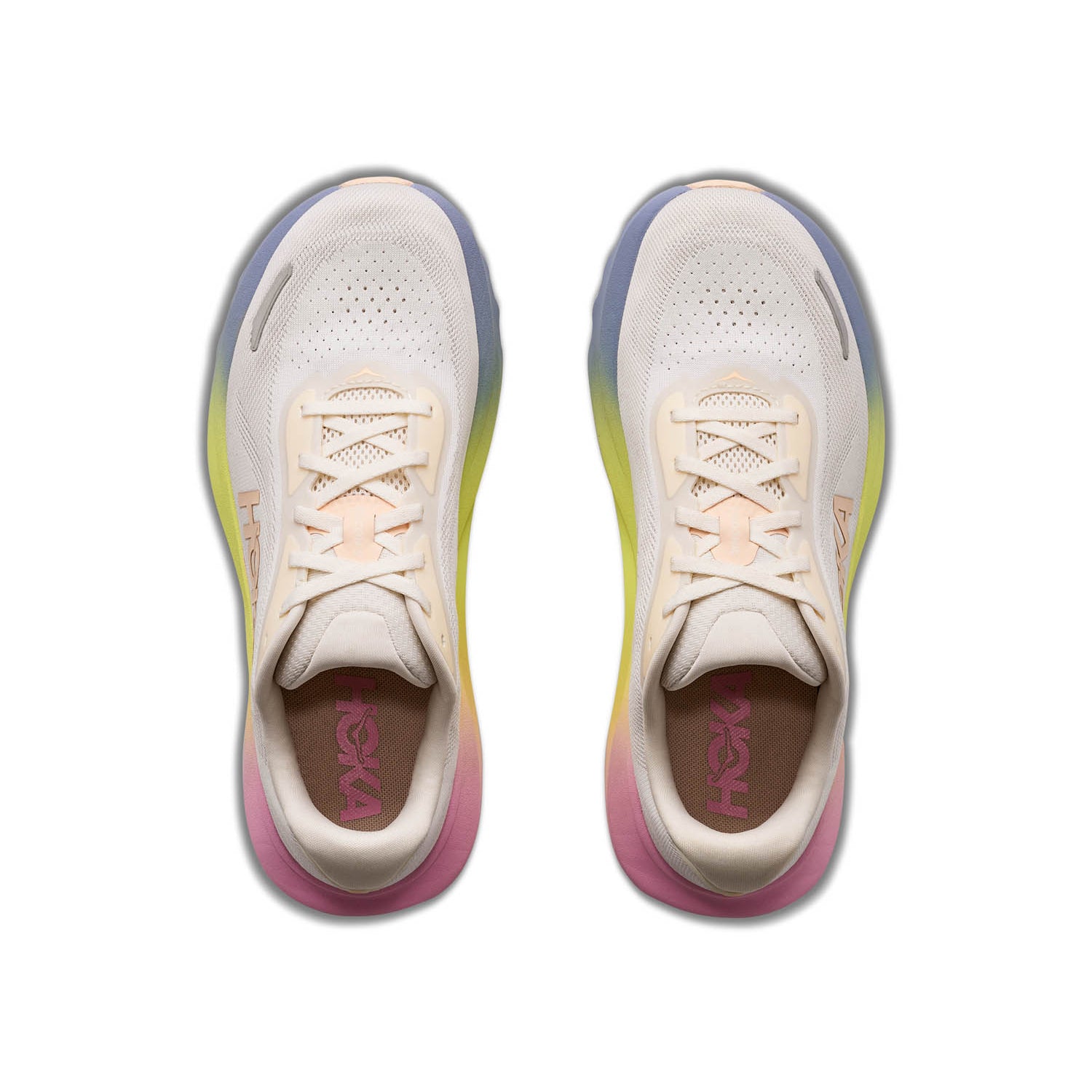 HOKA Rincon 5 (WOMENS) ALABASTER / TANGERINE GLOW