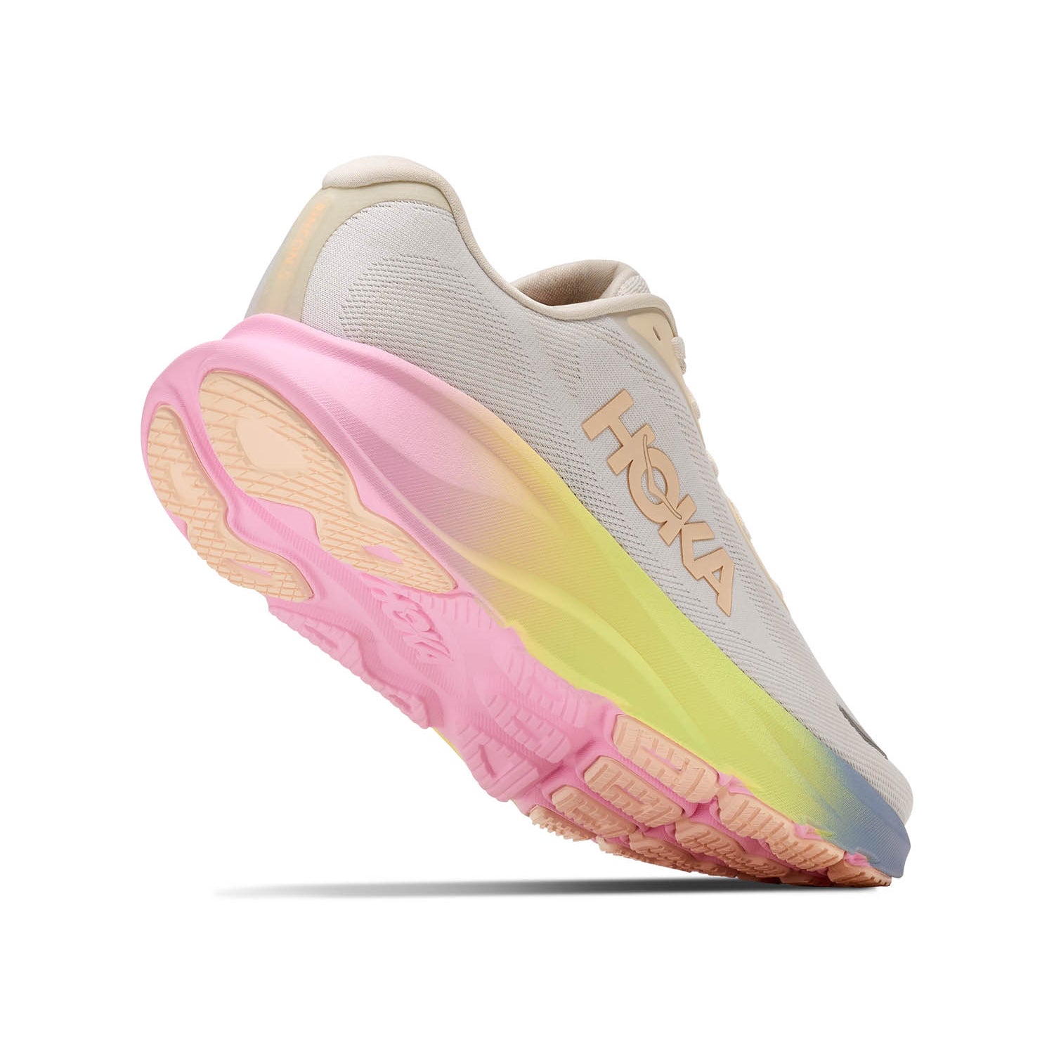 HOKA Rincon 5 (WOMENS) ALABASTER / TANGERINE GLOW