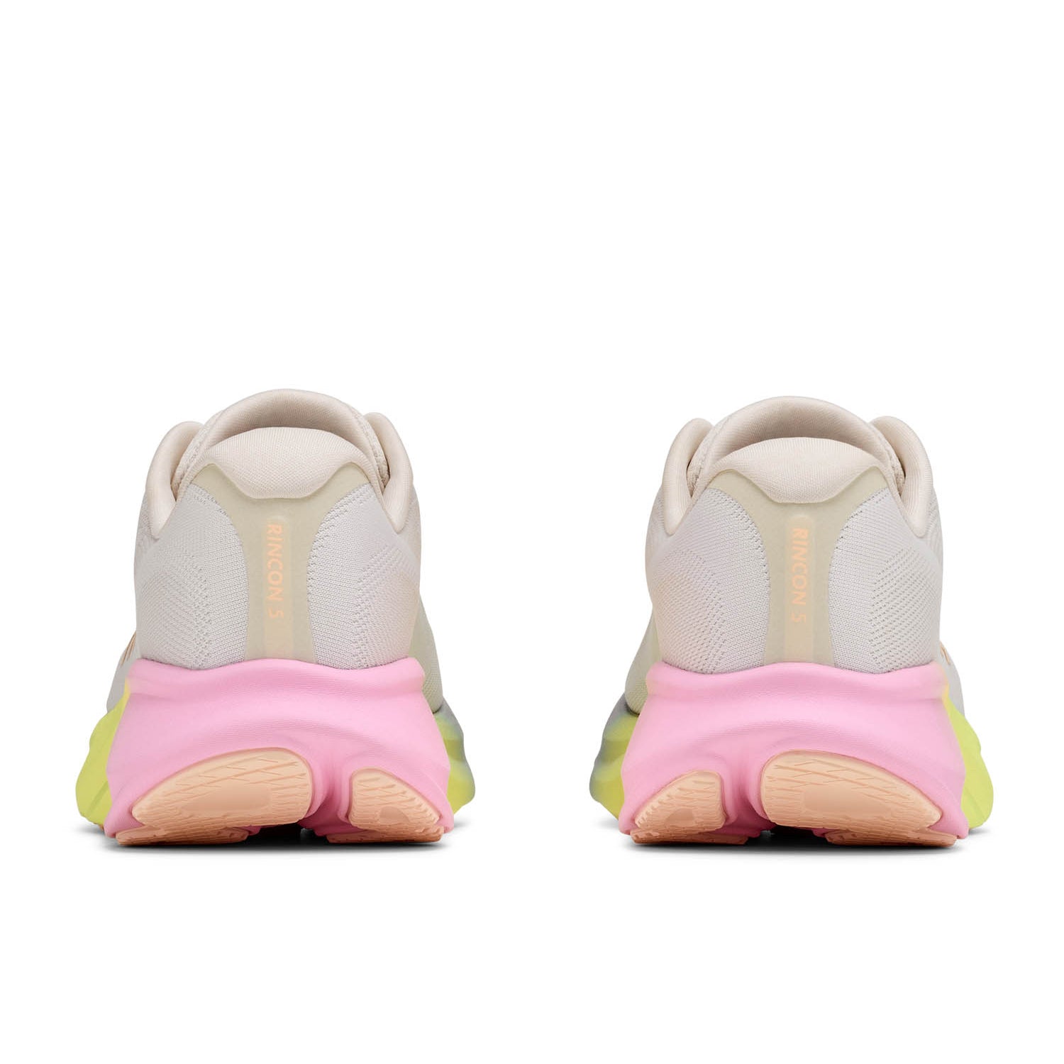 HOKA Rincon 5 (WOMENS) ALABASTER / TANGERINE GLOW
