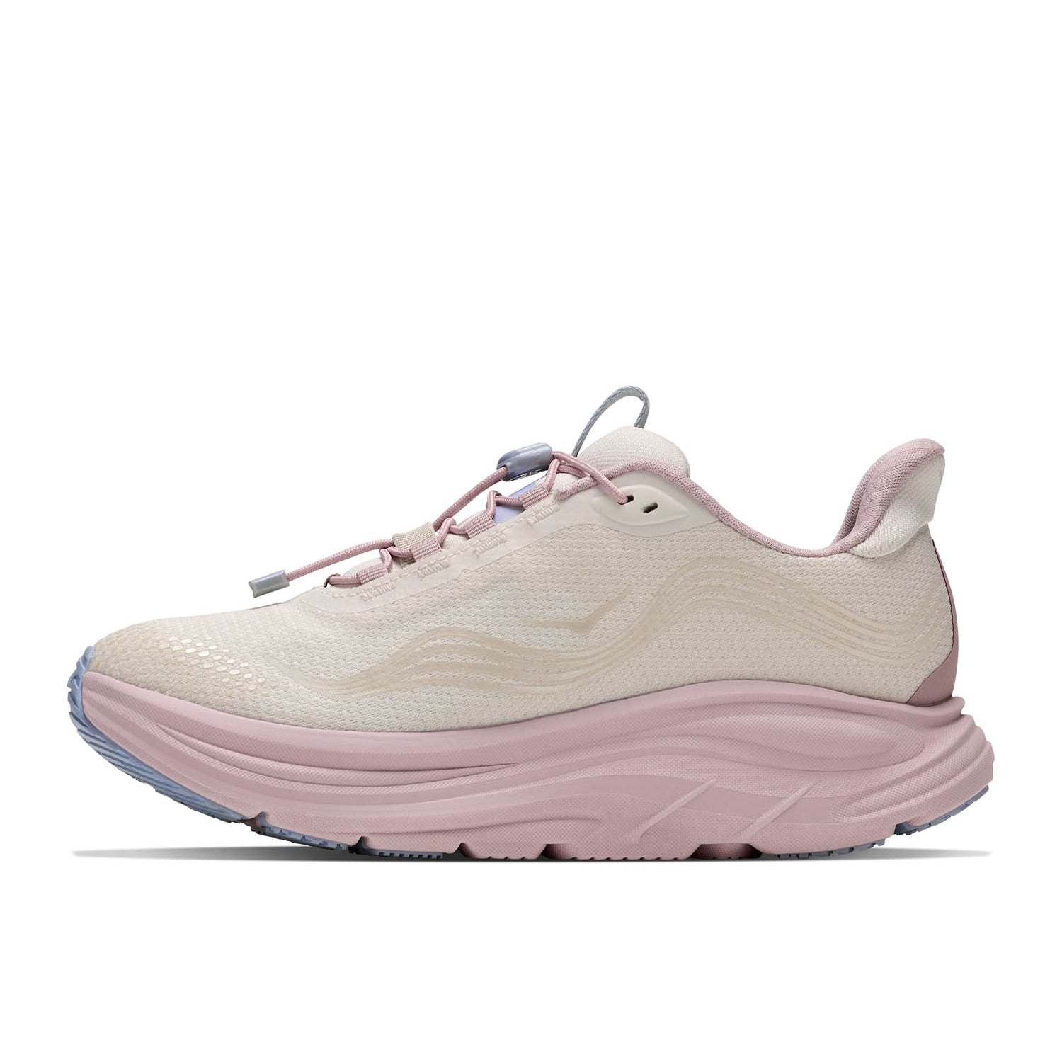 HOKA CLIFTON 11 GTX GLM (WOMENS) ALABASTER / PINK OPAL