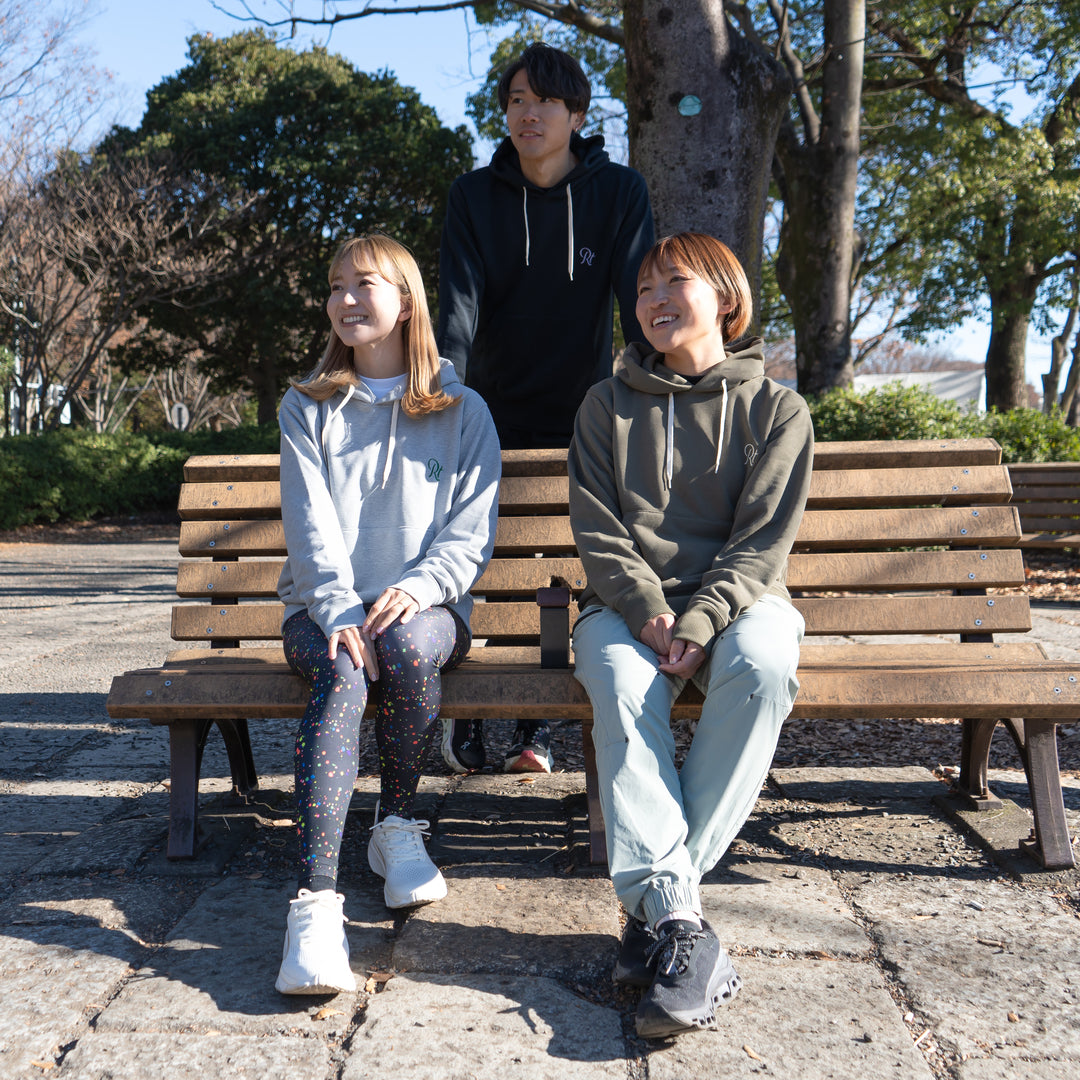 Rt Back Big Logo Hoodie (Heather Gray)