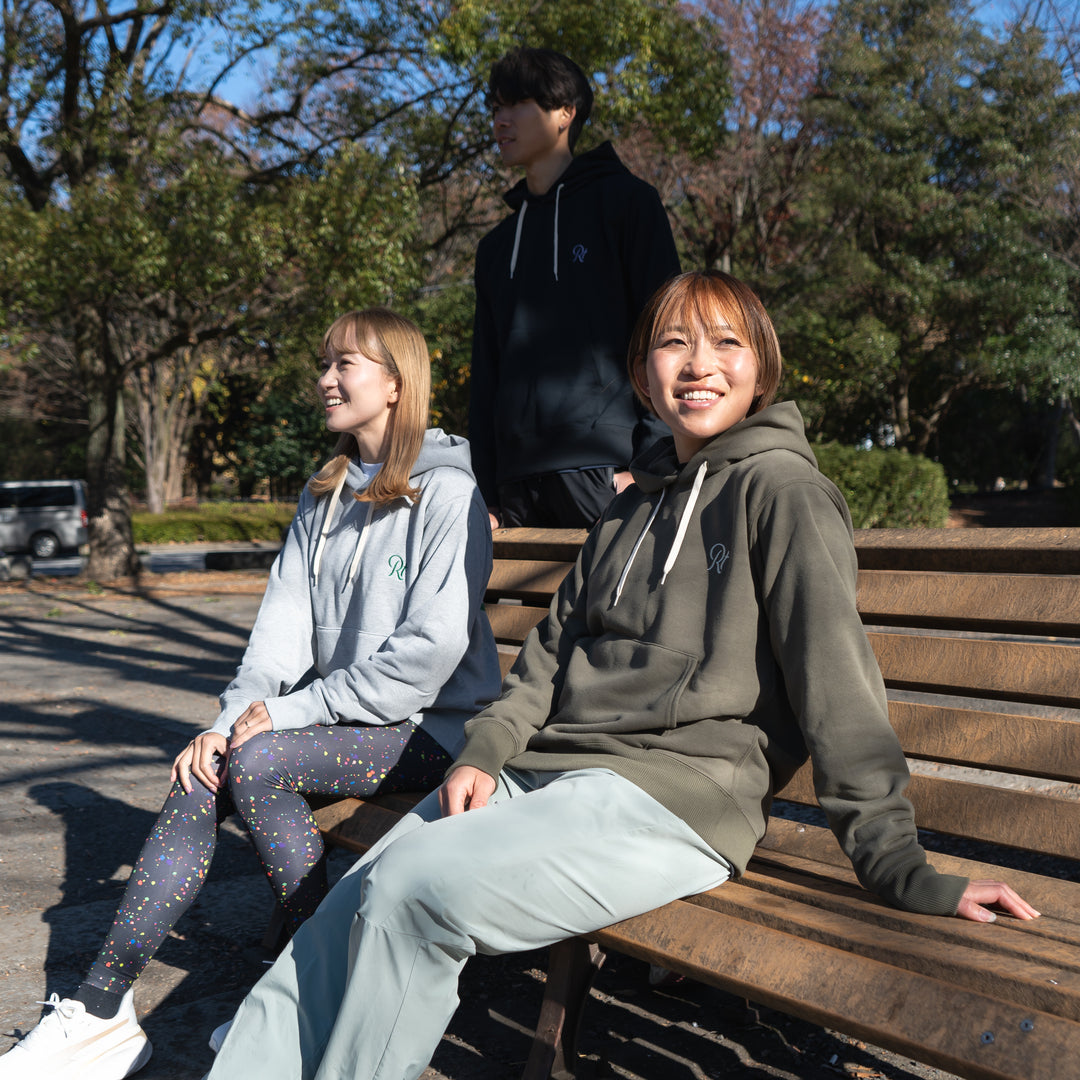 Rt Back Big Logo Hoodie (Heather Gray)