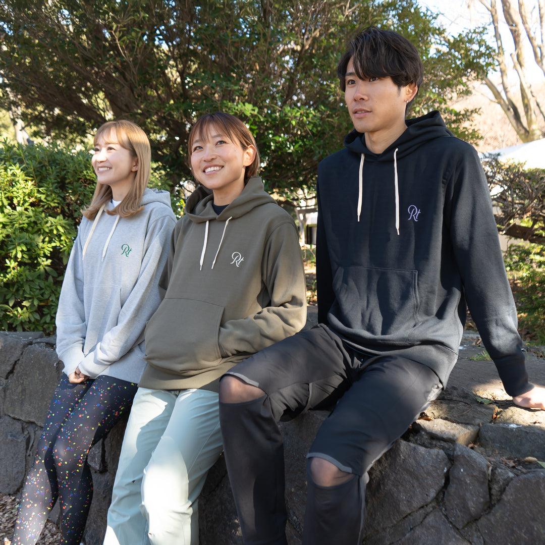 Rt Back Big Logo Hoodie (Heather Gray)