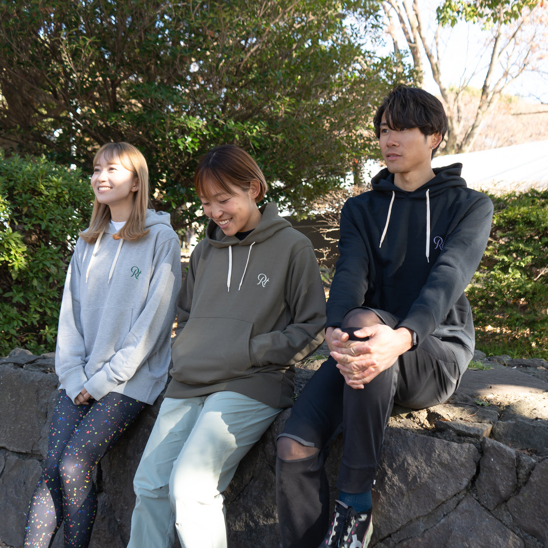 Rt Back Big Logo Hoodie (Khaki)