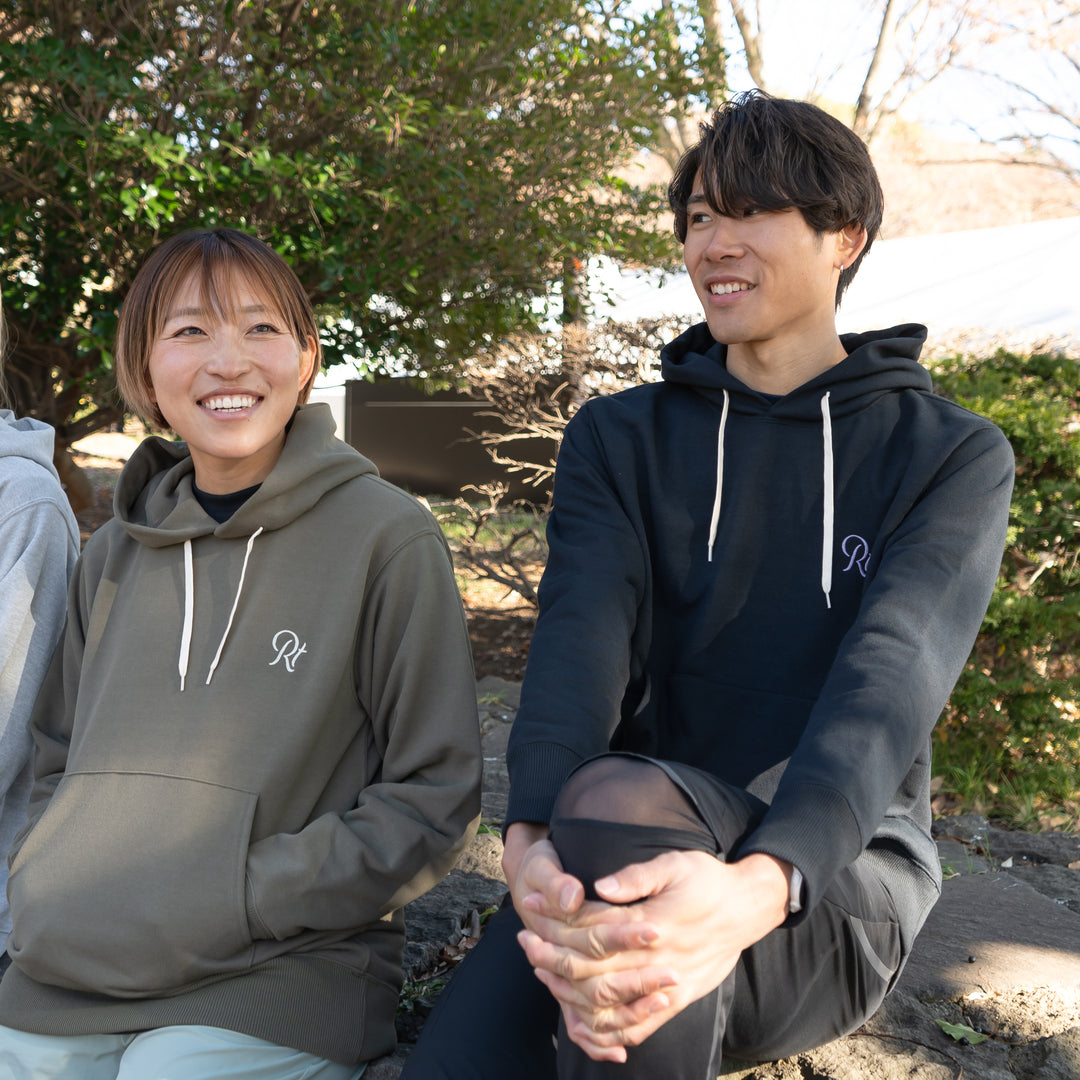 Rt Back Big Logo Hoodie (Khaki)