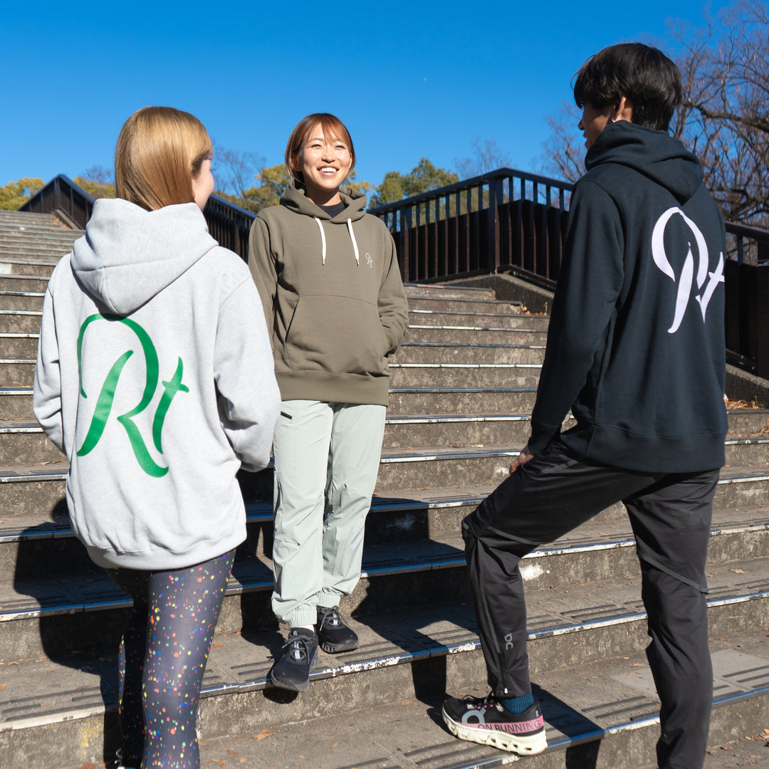 Rt Back Big Logo Hoodie (Khaki)