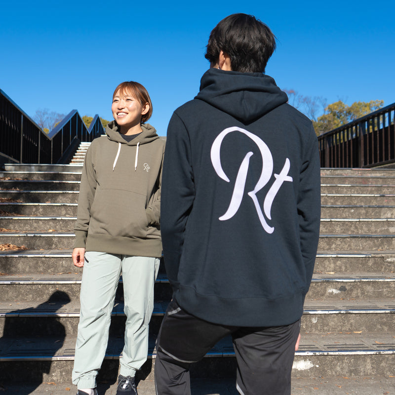 Rt Back Big Logo Hoodie (Black)