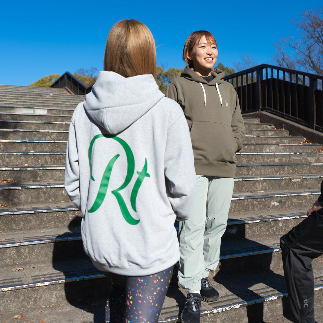 Rt Back Big Logo Hoodie (Heather Gray)