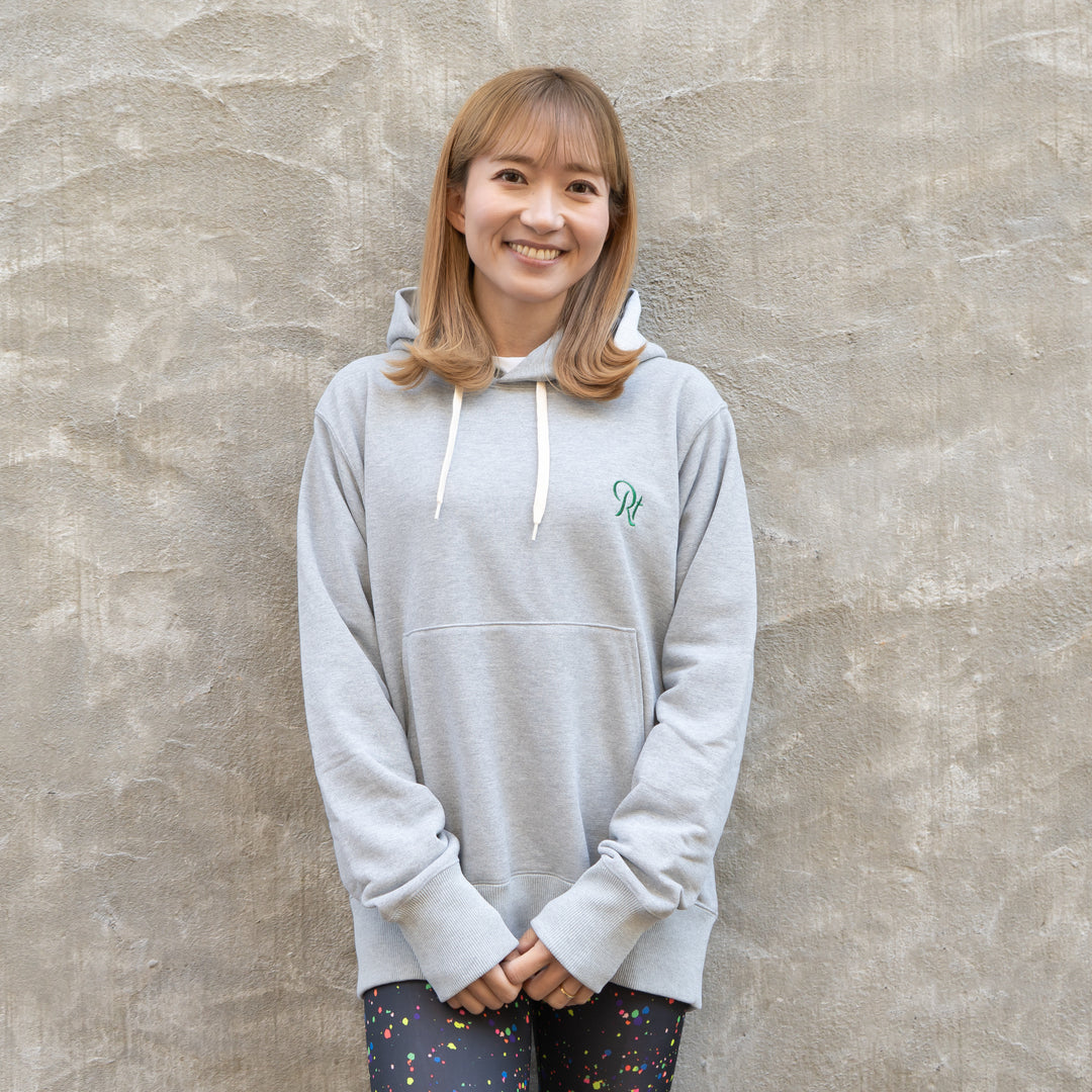 Rt Back Big Logo Hoodie (Heather Gray)