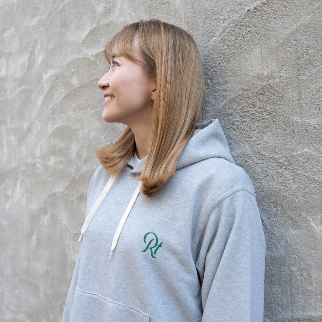 Rt Back Big Logo Hoodie (Heather Gray)