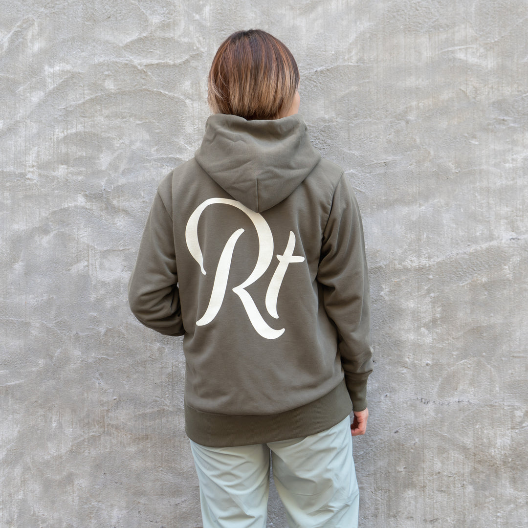Rt Back Big Logo Hoodie (Khaki)