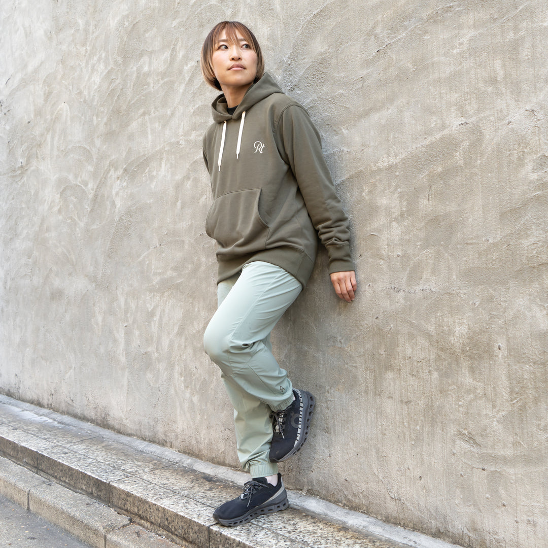 Rt Back Big Logo Hoodie (Khaki)