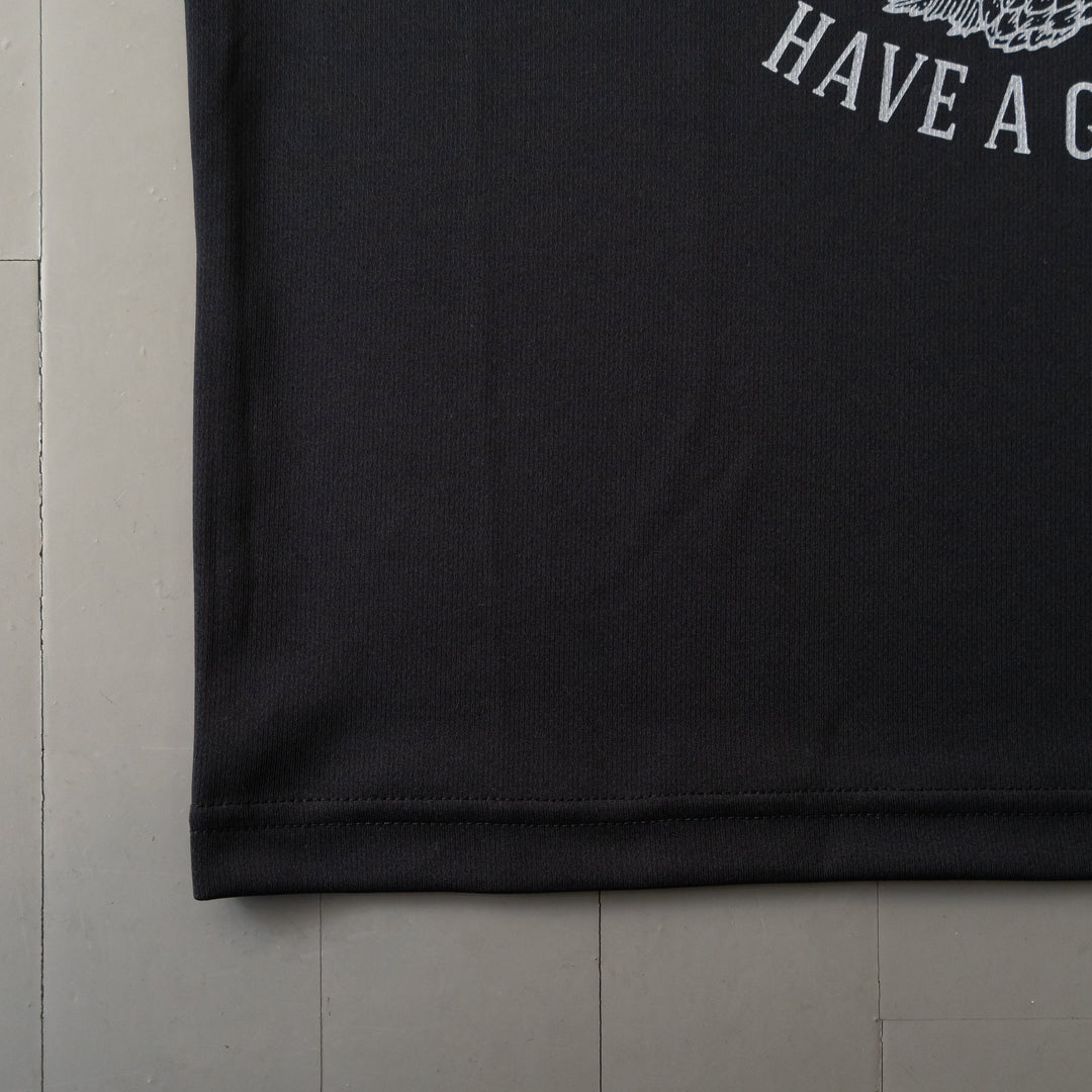 Run & Beer DRY Long-Sleeve  Tee（Black）