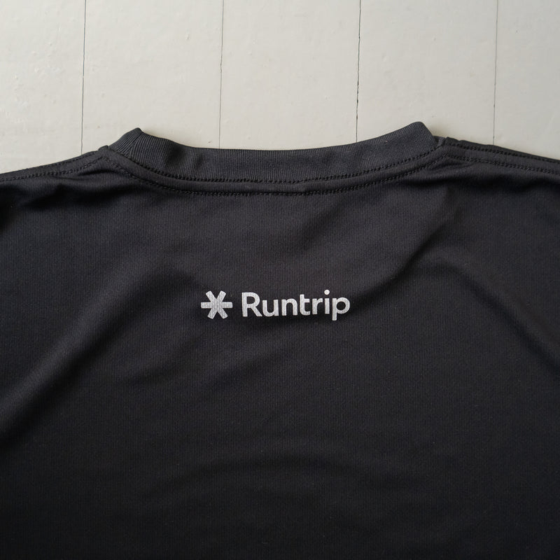 Run & Beer DRY Long-Sleeve  Tee（Black）