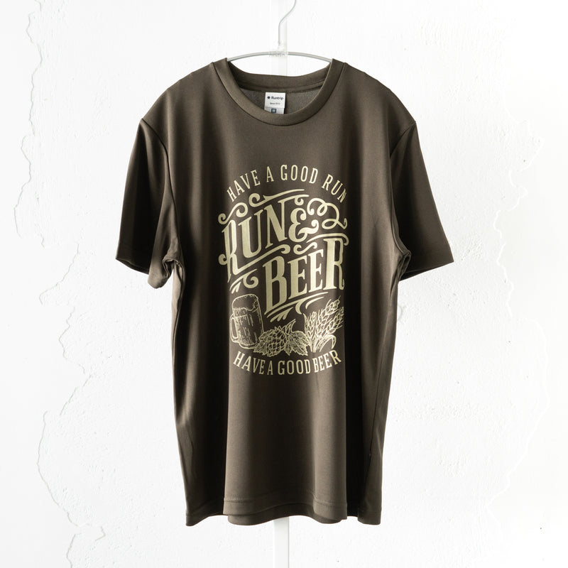 Run &amp; Beer DRY Tee (Khaki)