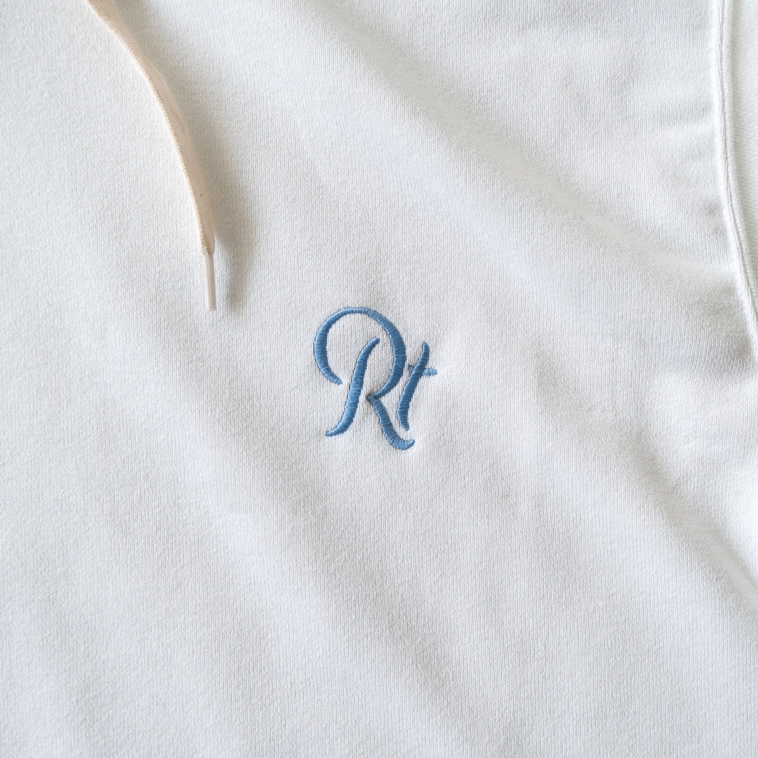 Rt Back Big Logo Hoodie (White)
