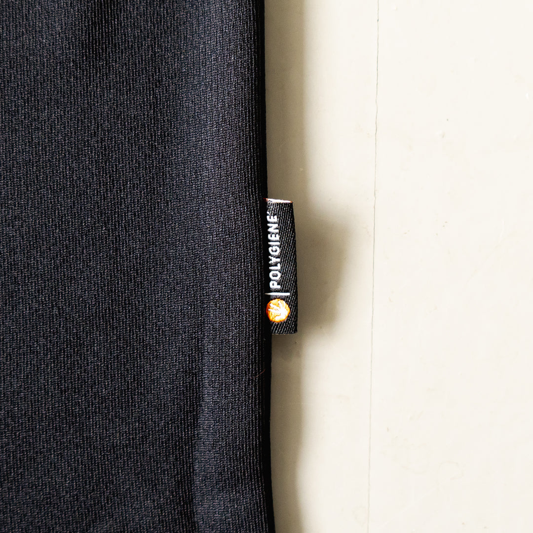 Run &amp; Beer College Design DRY Tee (Black / Gray &amp; White)