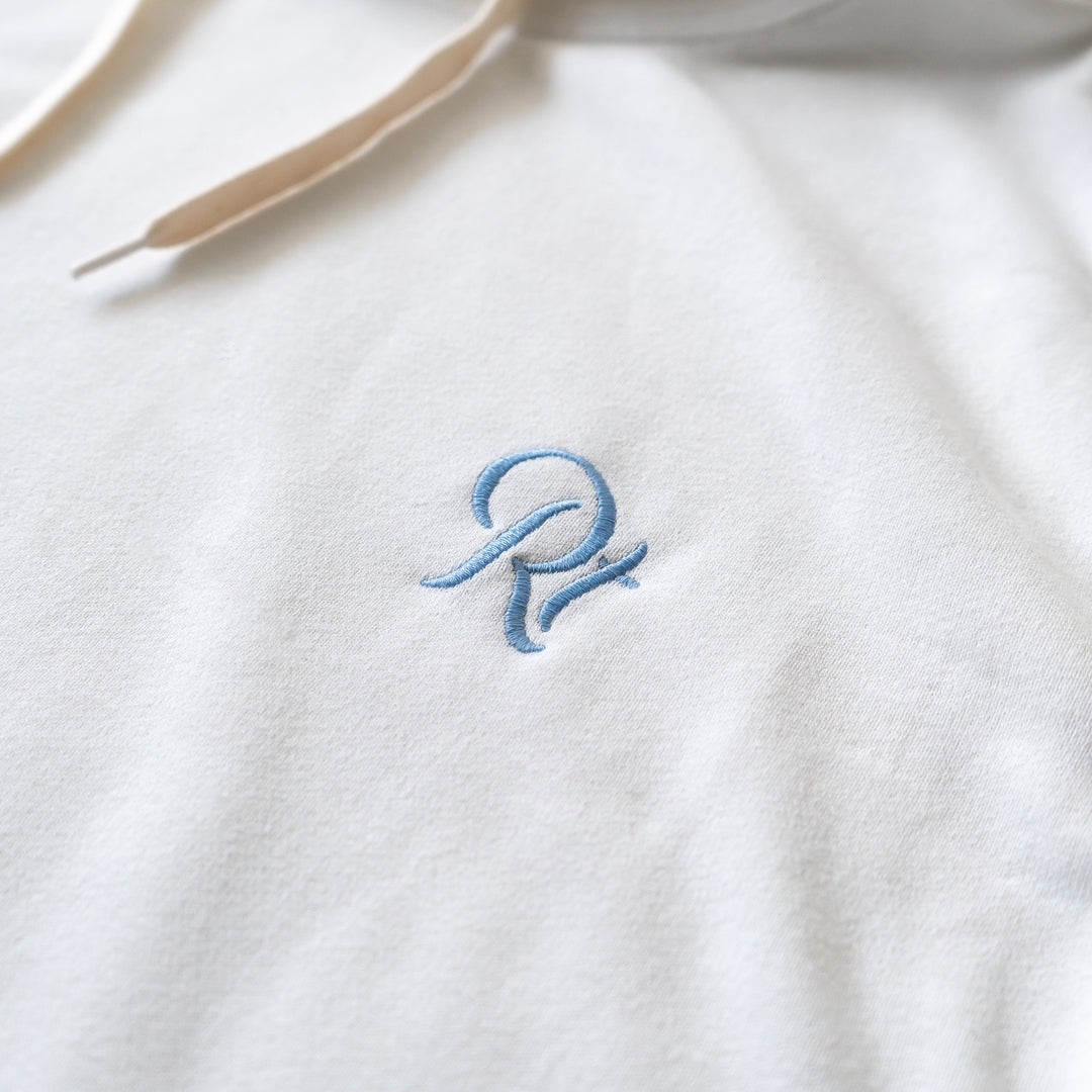 Rt Back Big Logo Hoodie (White)