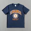 Navy / Orange & White