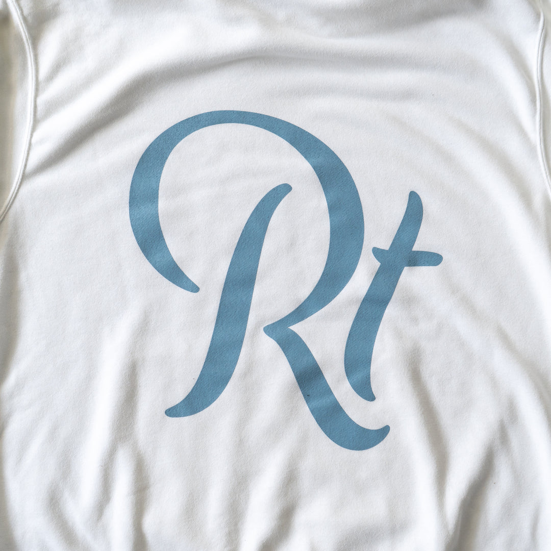 Rt Back Big Logo Hoodie (White)