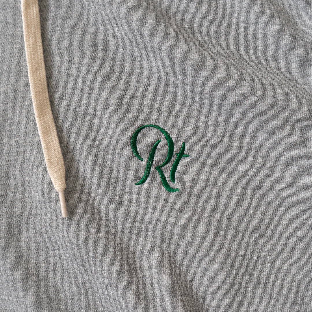 直営店舗販売 HEATHER LOGO BIG HOODIE Rt Back Big Logo Hoodie (Heather Gray) – Runtrip Store