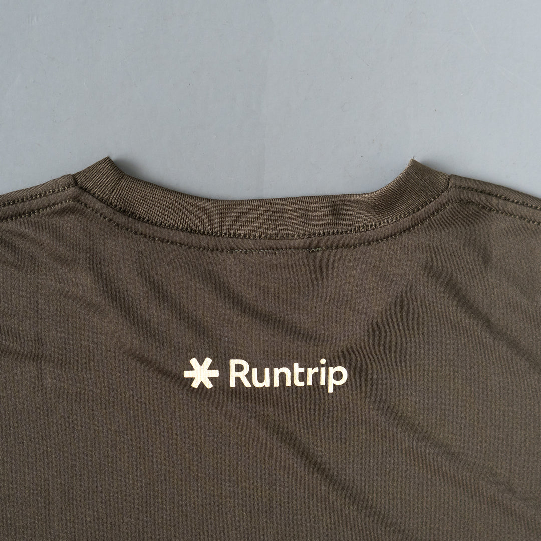Run &amp; Beer DRY Tee (Khaki)