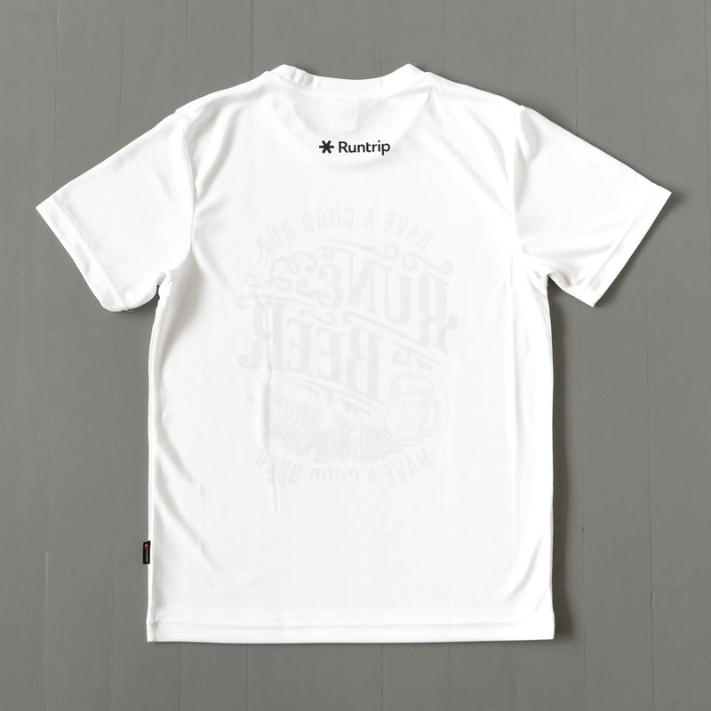 Run & Beer DRY Tee（White）