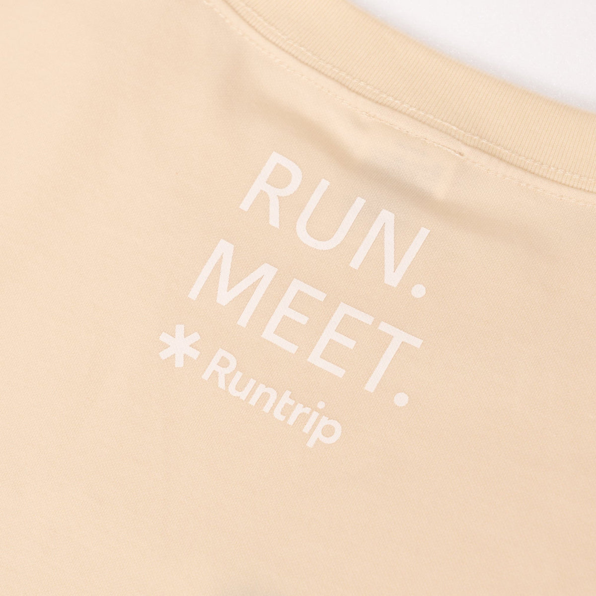 Runtrip 刺繍ロゴ ドライクールタッチ Tシャツ