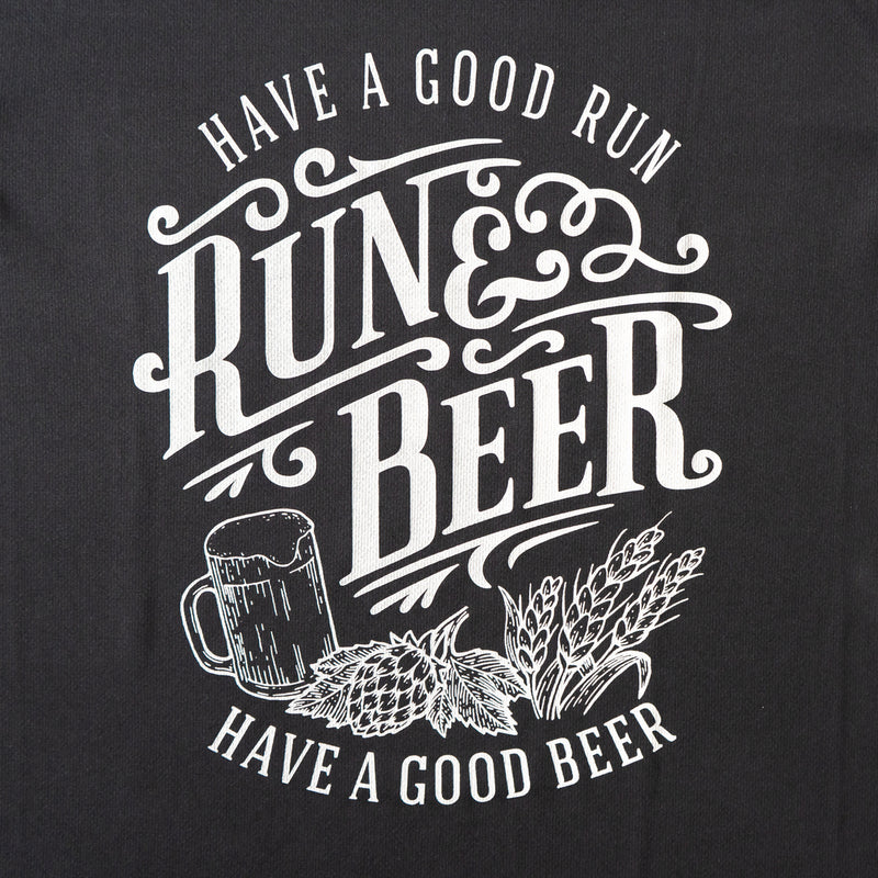 Run & Beer DRY Tee（Black）