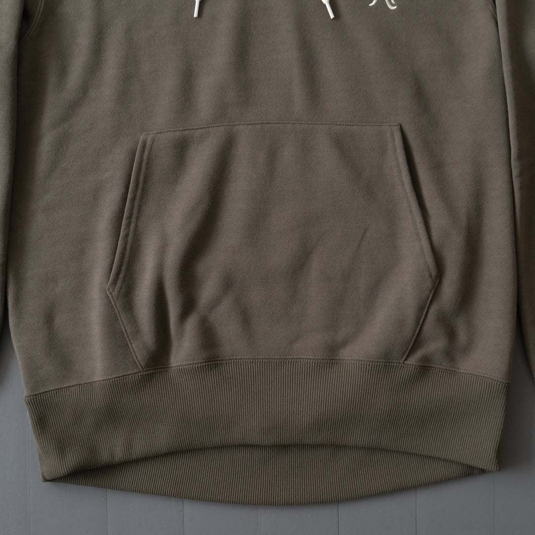 Rt Back Big Logo Hoodie (Khaki)